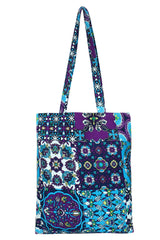 Canvas Handbag In Multi-Color