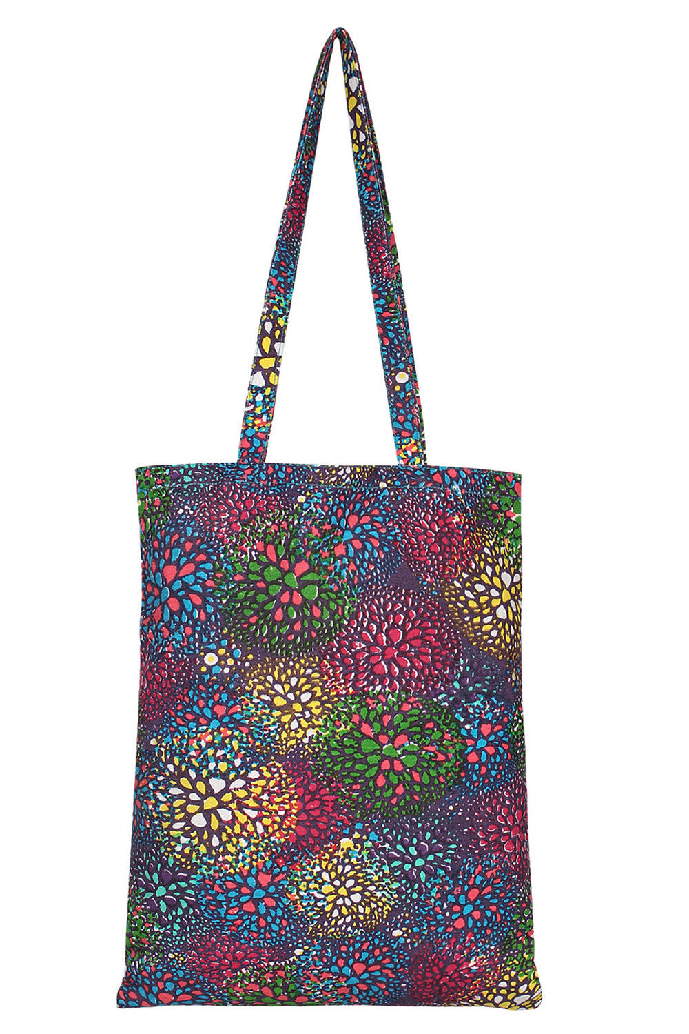 Canvas Handbag In Multi-Color