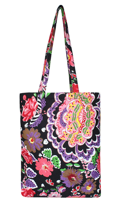 Canvas Handbag In Multi-Color