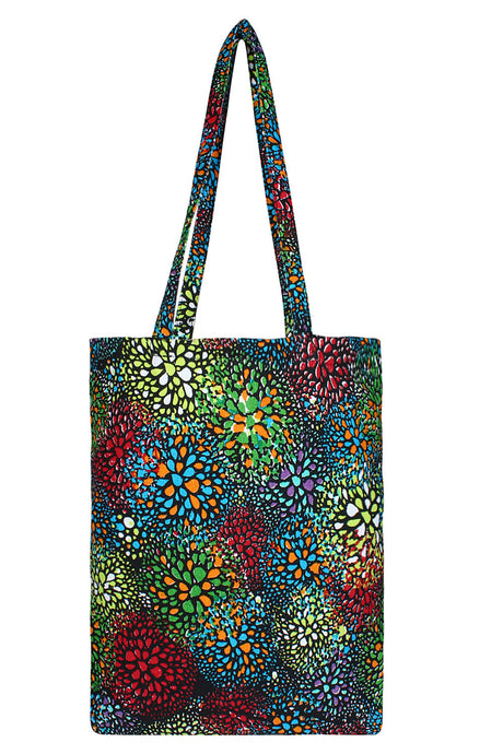 Canvas Handbag In Multi-Color