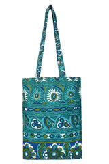 Canvas Handbag In Multi-Color