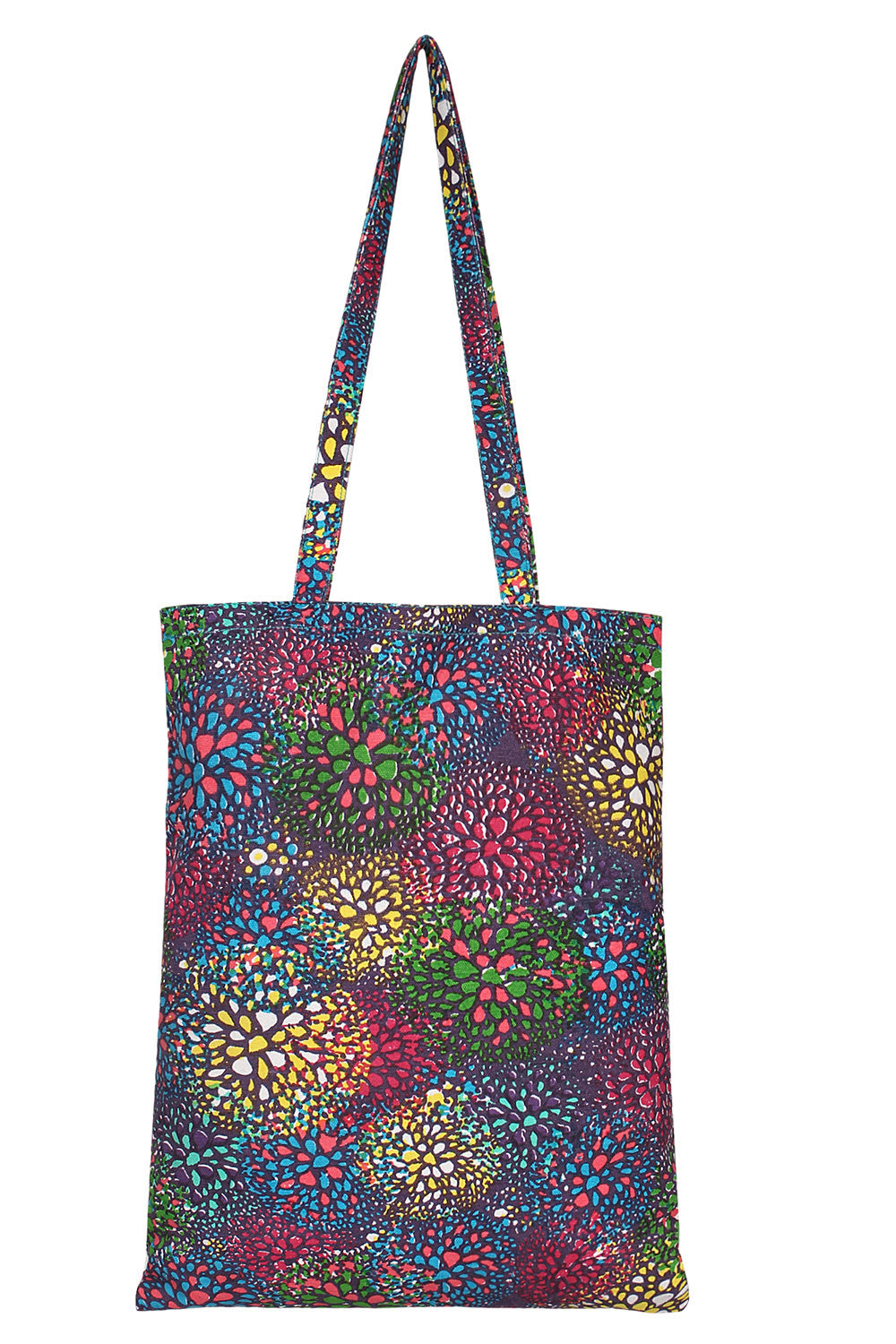 Canvas Handbag In Multi-Color