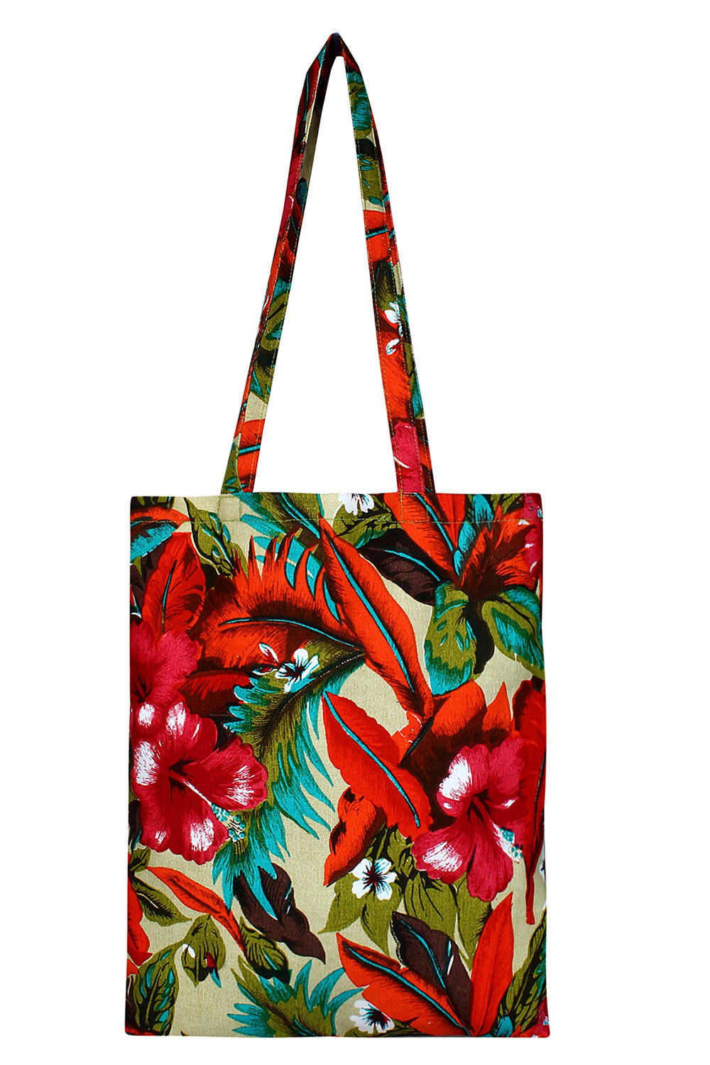 Canvas Handbag In Multi-Color