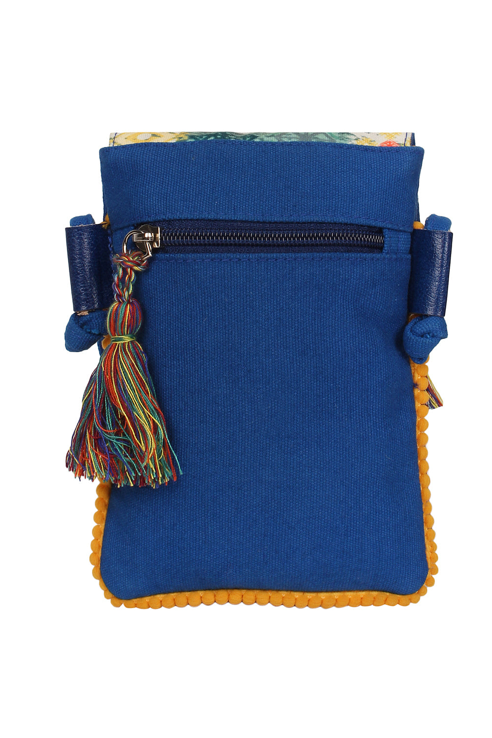 Canvas Sling Bag In Blue