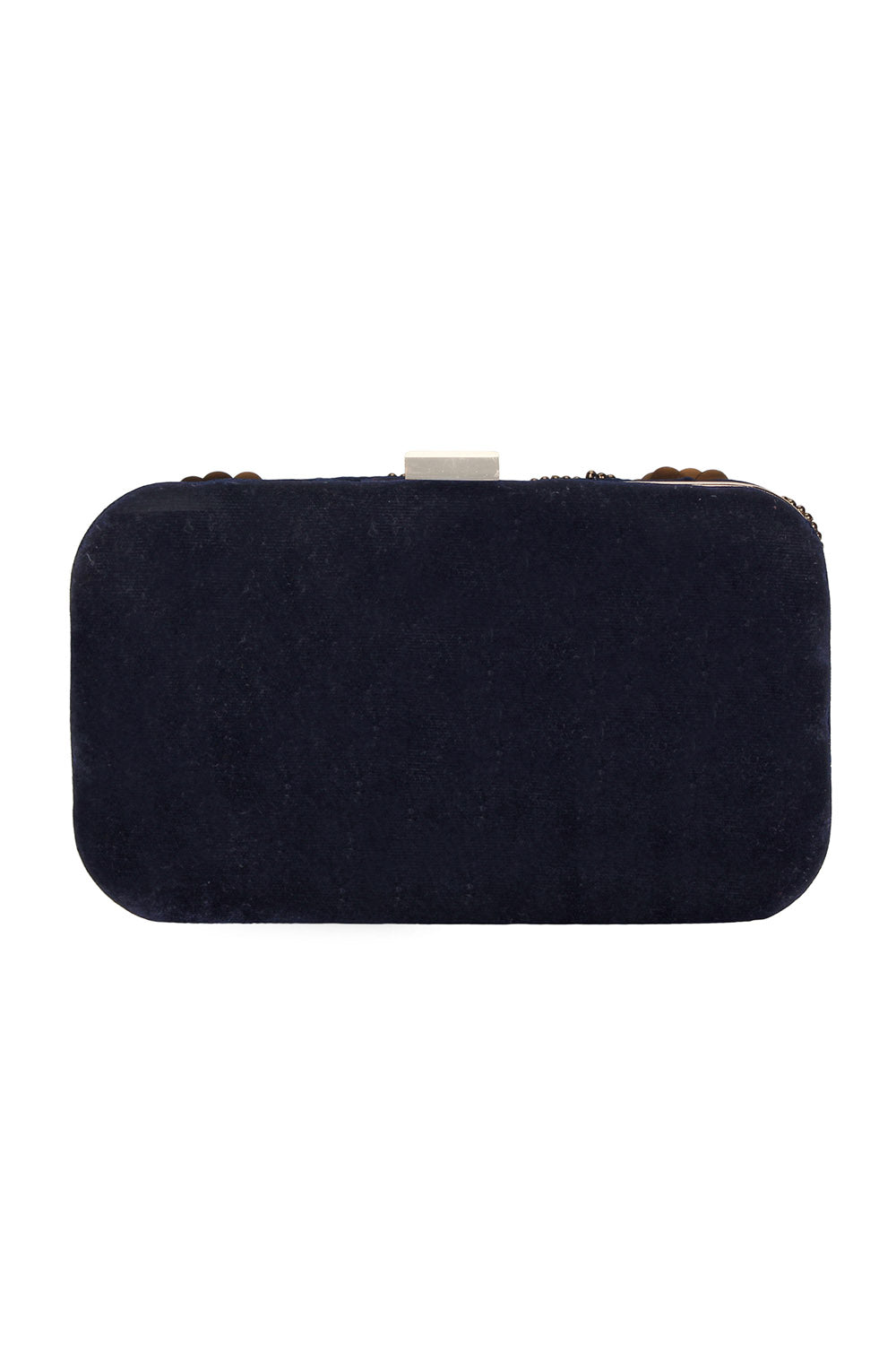 Velvet Clutch In Black