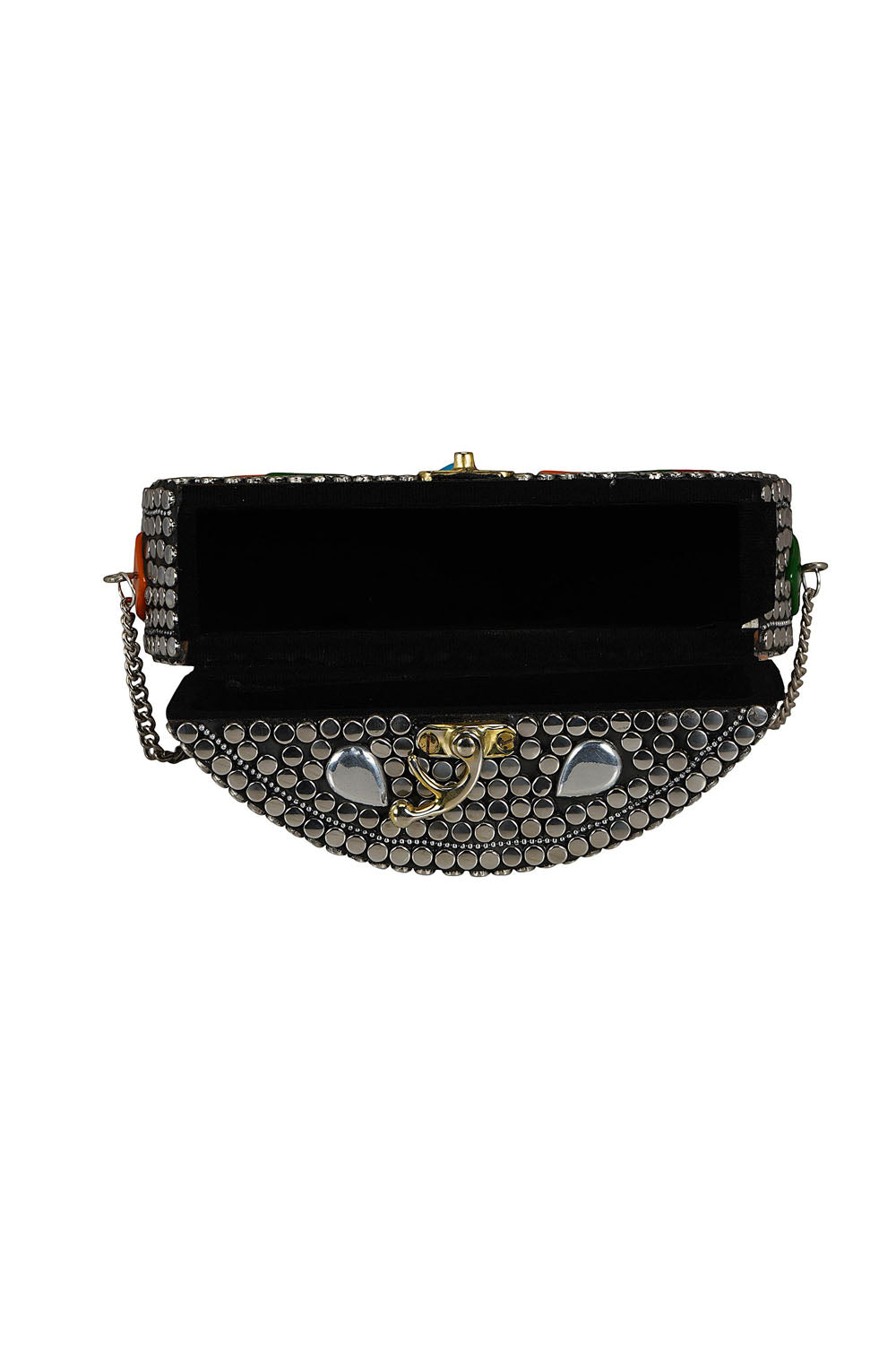 Metal Clutch In Sliver