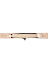 Pastel Pink & Silver Chevron Velvet Hair Band