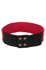 Embellished Waist Belt In Pink & Multi