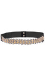 Buy Botanical Bead Work Waist Belt in Grey & Multi Online