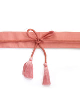 Rose Gold & Pink Sequin Embellished Canvas Handmade Belt