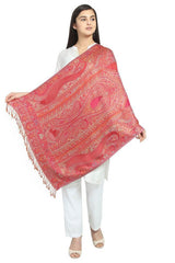 Viscose Shawl in Red