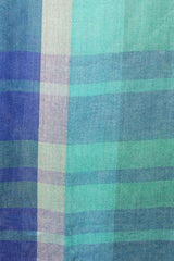 Viscose Stole In Green And Blue