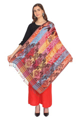 Viscose Shawl In Multi-Color