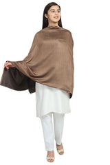 Modal Shawl In Brown