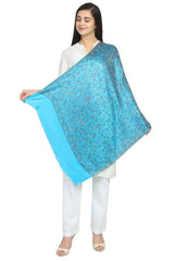 Modal Shawl In Turquoise