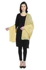 Wool Shawl In Yellow