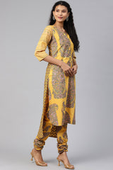 Crepe Pigment Print Kurta Online