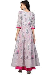 Poly Silk Pigment Kurta Online