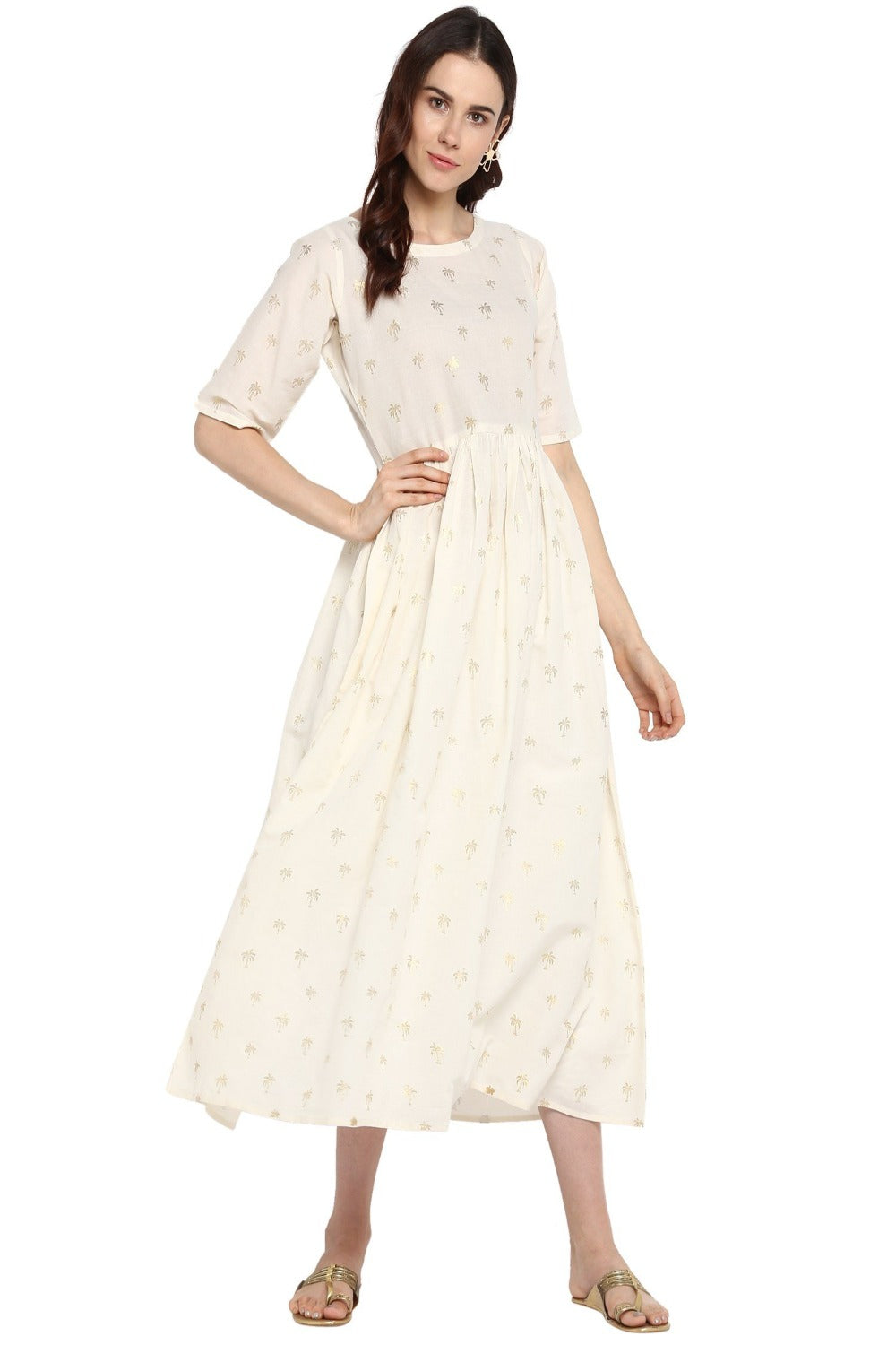 Buy Cotton Kurta in White Online