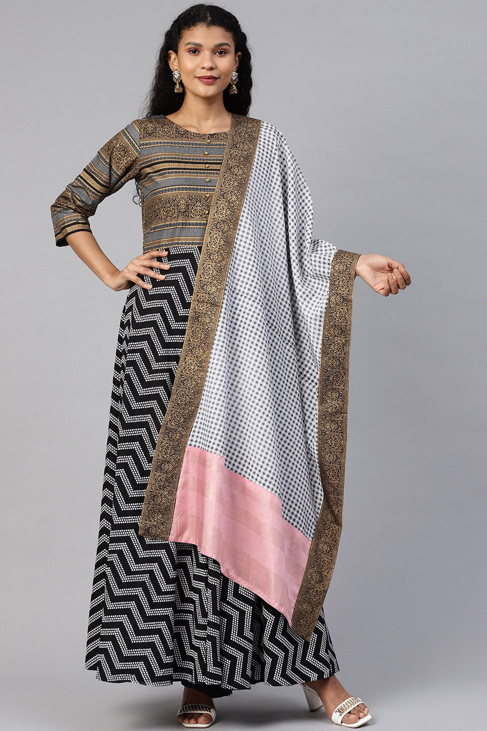 Crepe Khadi Design Kurta Online