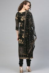 Polyester Black Kurta Online 