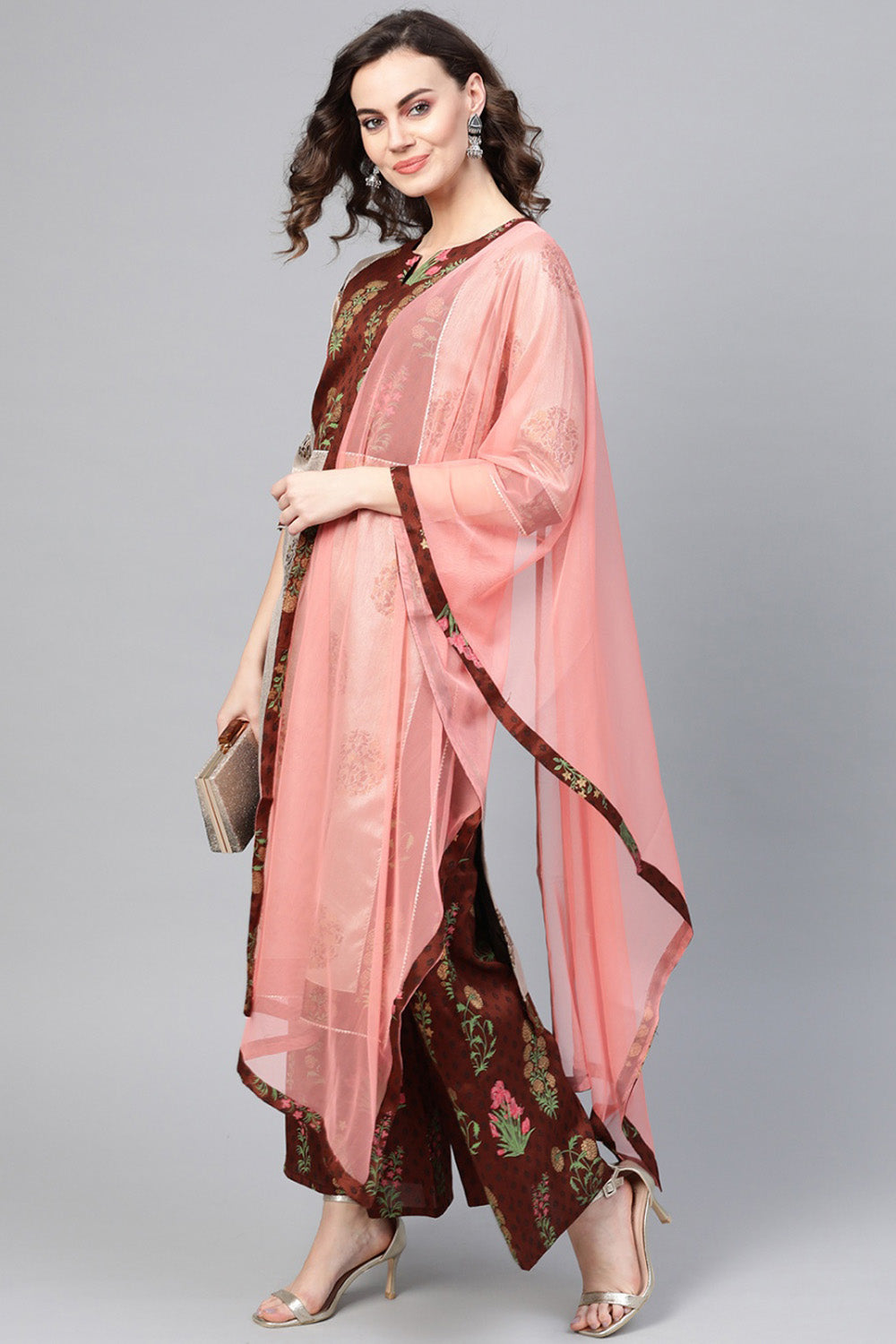 Silk Printed Kurta Online