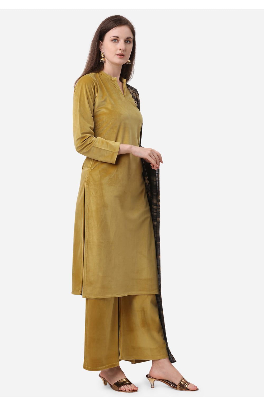 Buy Velvet Kurta with Palazzo Online