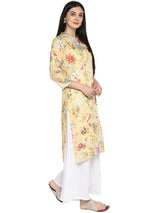 Kurta Top In Yellow