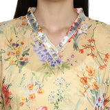 Kurta Top In Yellow