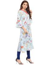 Kurta Top In Sky Blue