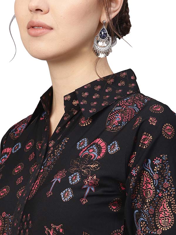 Polyester Pathani Printed  Kurtis Online