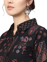 Polyester Pathani Printed  Kurtis Online