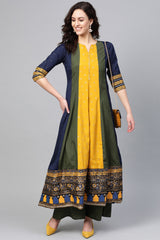 Silk Printed Kurta Online