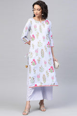 Shop Crepe Kurta with Palazzo