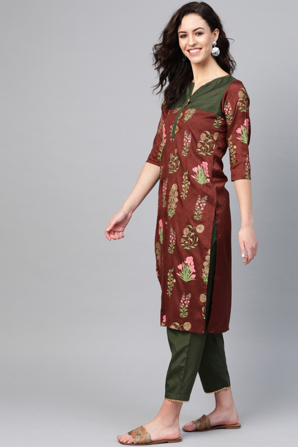 Poly Art Silk Kurta Online