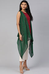 Woman's Faux Georgette Kurta Design