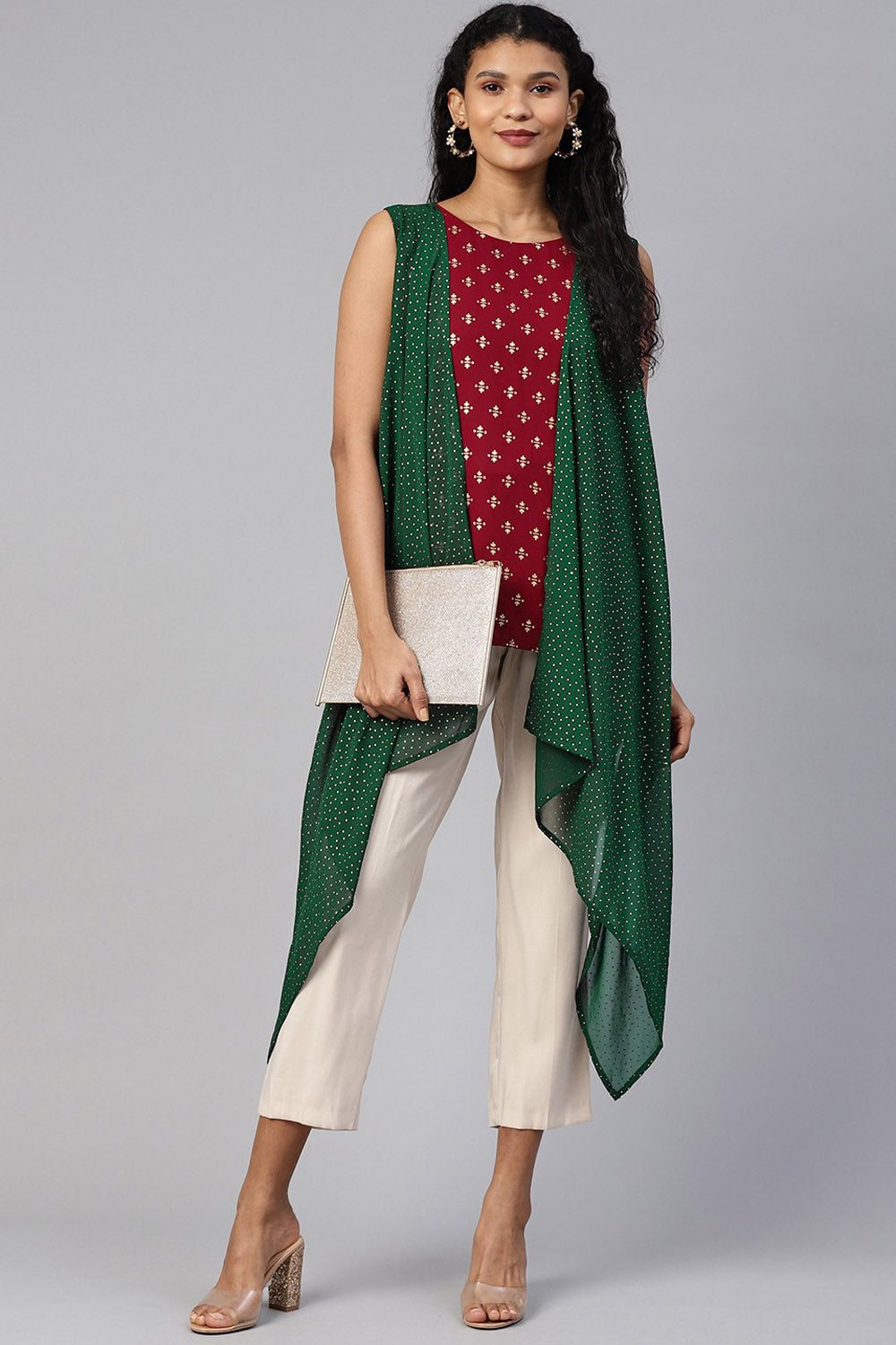 Printed Georgette Kurta