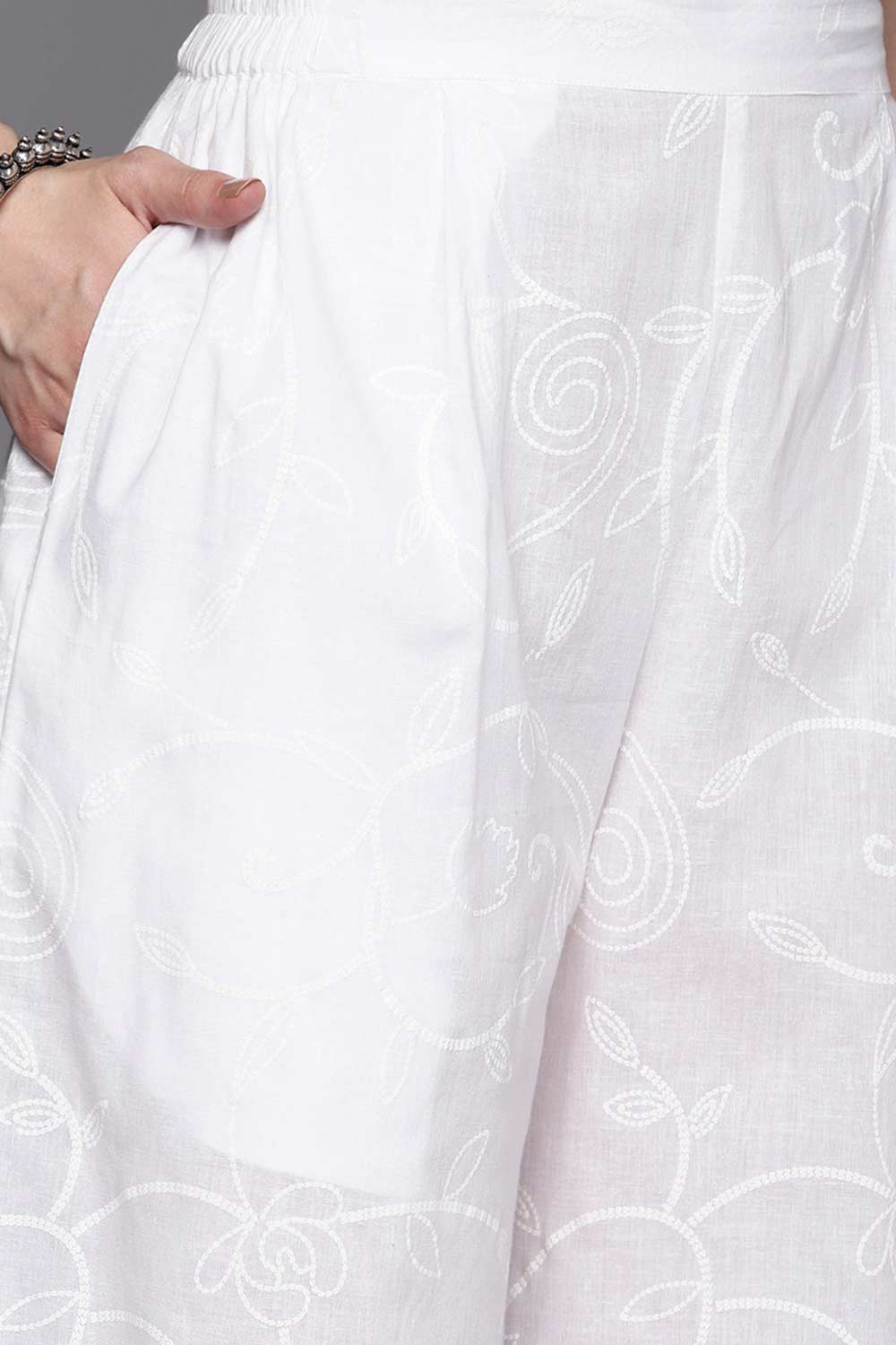 Buy White Pure Cotton Printed Co-ords Online