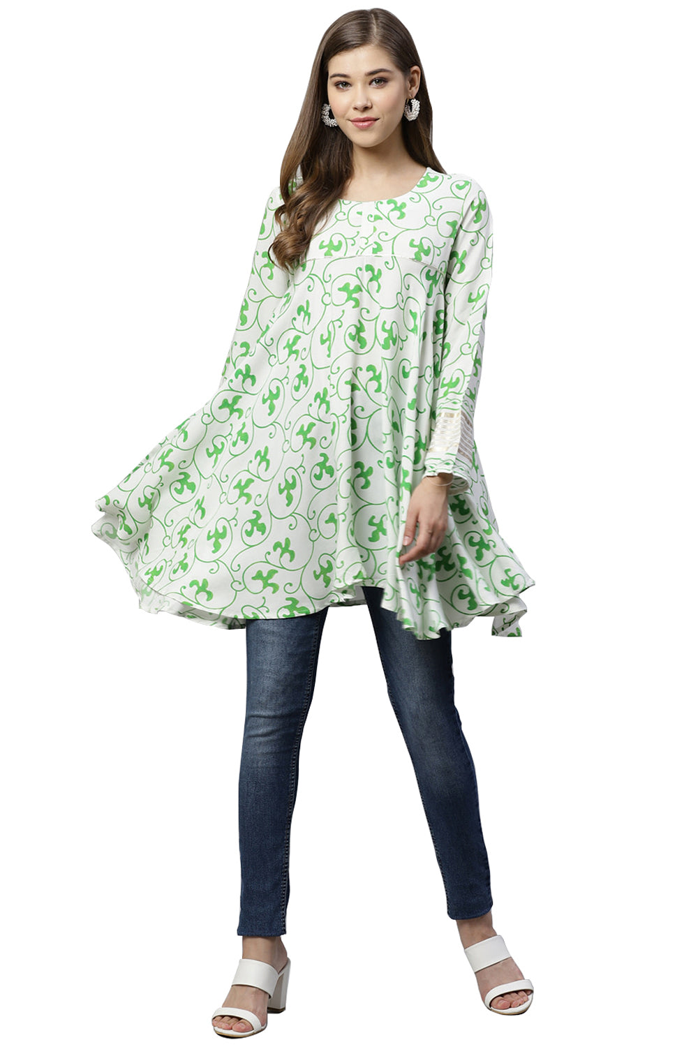 Printed Rayon Tunic Online