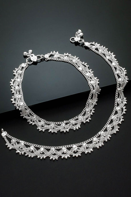 Buy Antique Silver Anklets Online Shopping