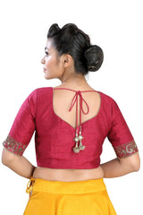 Shop Online Blouse in Maroon