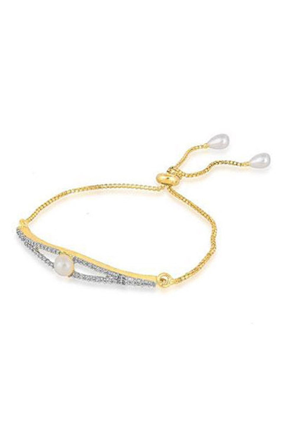 Women's Alloy Bracelet In Gold And Silver