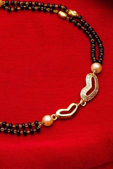 Women's Alloy Bracelet in Gold and Black