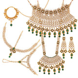 Women's Alloy Bridal Set In Green