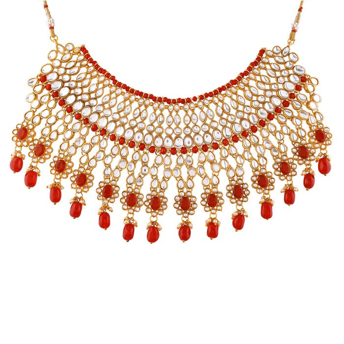 Women's Alloy Bridal Set In Red