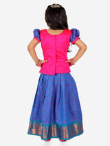 Pink Kalamkari Chanderi Ethnic Wear