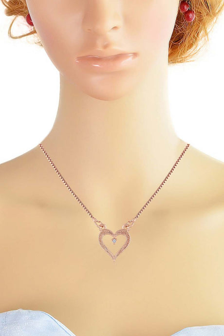 Buy Women's Alloy Rose Gold Plated Chain in Gold - Front