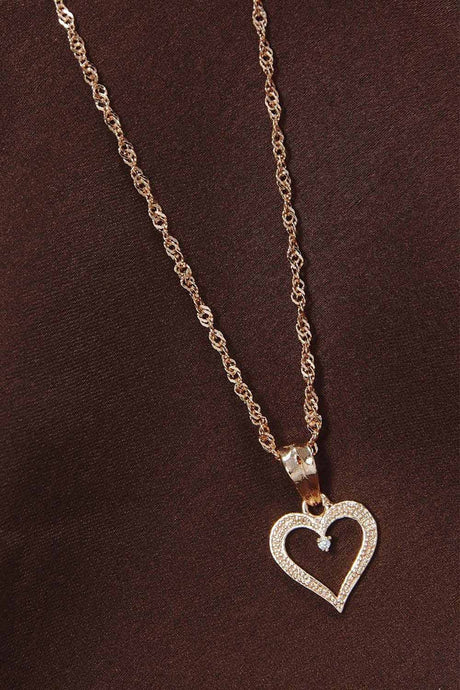 Buy Women's Alloy Rose Gold Plated Chain in Gold