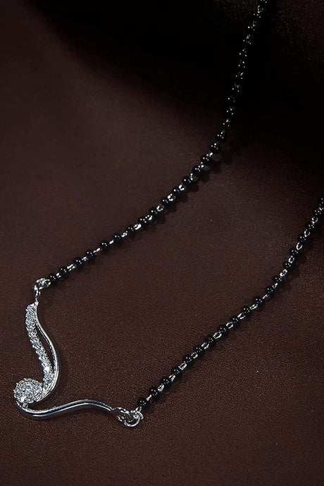 Buy Women's Alloy  Mangalsutra Sets in Silver