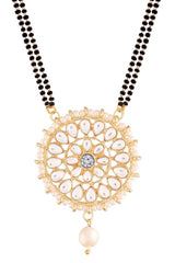Buy Women's Alloy Mangalsutra in White - Front